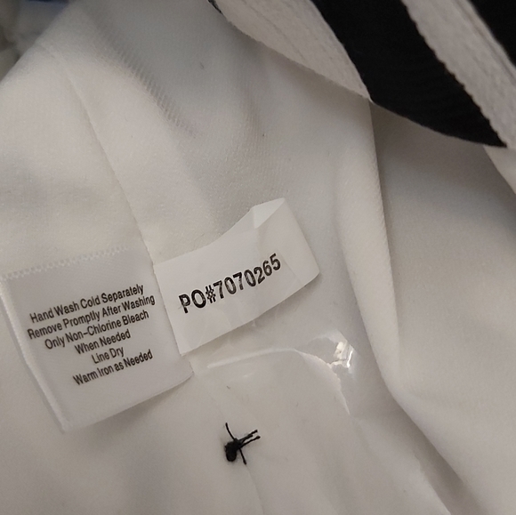 B&W Striped V-Neck Top - Boston Proper - Picture 9 of 12